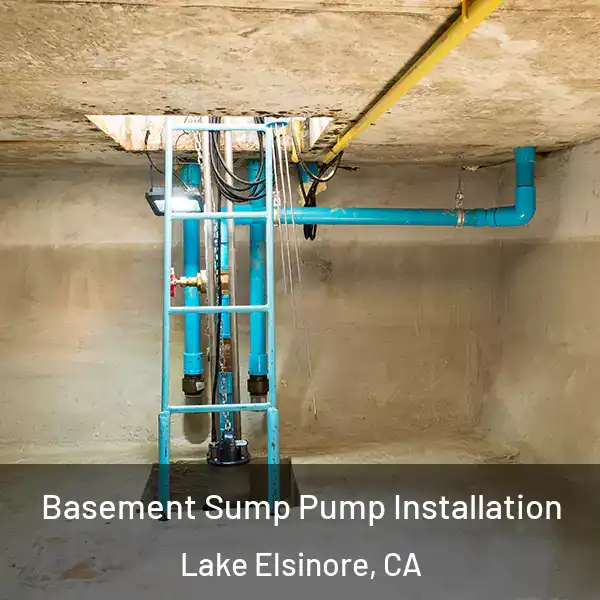  Basement Sump Pump Installation Lake Elsinore, CA