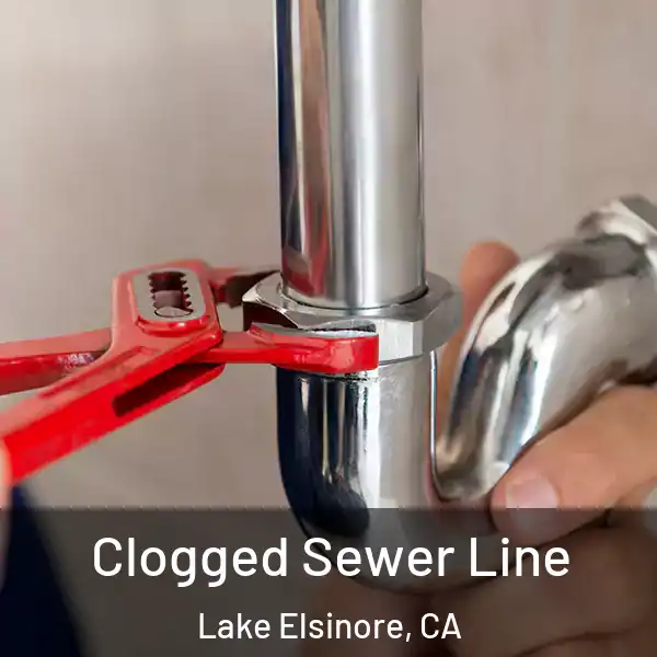  Clogged Sewer Line Lake Elsinore, CA